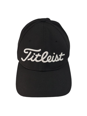 Titleist Embroidered Black Ballcap, Size Medium/Large